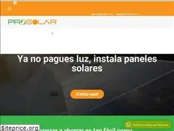 Sites similar to prosolar.mx