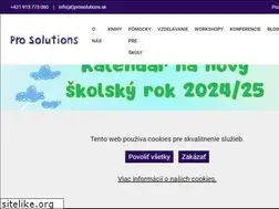 Sites similar to prosolutions.sk