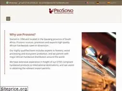 Sites similar to prosono.co.za
