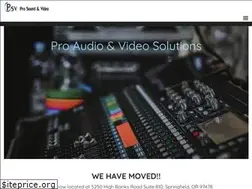 Sites similar to prosoundandvideo.net