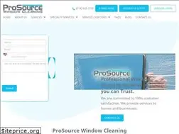 Sites similar to prosourcewindowcleaning.com