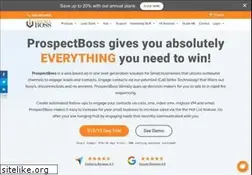 Sites similar to prospectboss.com
