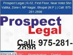 Sites similar to prospectlegal.in