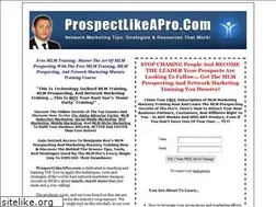 Sites similar to prospectlikeapro.com