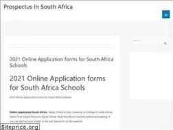 Sites similar to prospectus24.co.za