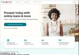 Sites similar to prosper.com