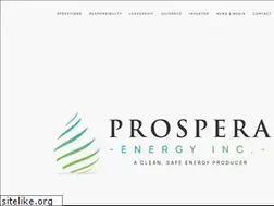 Sites similar to prosperaenergy.com