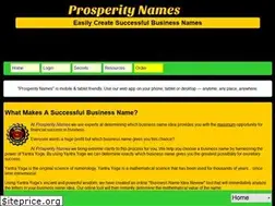 Sites similar to prosperitynames.com