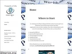 Sites similar to prosperityoflife.net