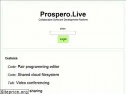 Sites similar to prospero.live
