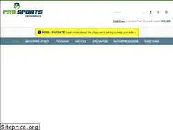 Sites similar to prosportsortho.com