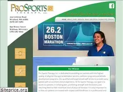 Sites similar to prosportstherapy.net