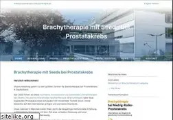 Sites similar to prostatakrebs-brachytherapie.de