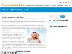 Sites similar to prostatecancerawarenessmonth.com