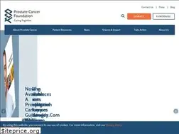 Sites similar to prostatecancerfoundation.org