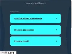 Sites similar to prostatehealth.com
