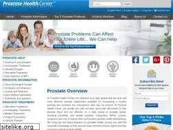 Sites similar to prostatehealthcenter.net