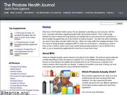 Sites similar to prostatehealthjournal.com