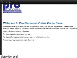 Sites similar to prostationers.co.bw