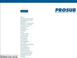 Sites similar to prosub-plongee.fr