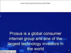 Sites similar to prosus.com