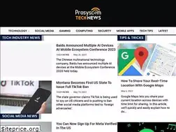 Sites similar to prosyscom.tech