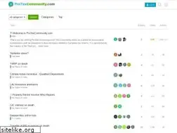 Sites similar to protaxcommunity.com