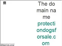 Sites similar to protectiondogsforsale.com