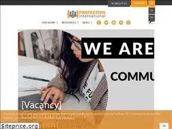 Sites similar to protectioninternational.org