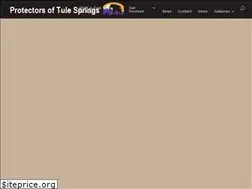 Sites similar to protectorsoftulesprings.org