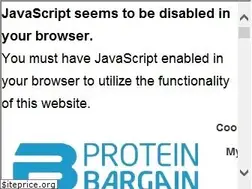 Sites similar to proteinbargain.co.uk