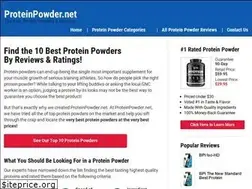 Sites similar to proteinpowder.net