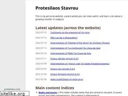 Sites similar to protesilaos.com
