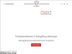 Sites similar to protezavimas-implantavimas.lt