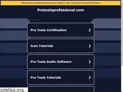 Sites similar to protoolsprofessional.com