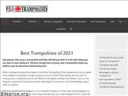 Sites similar to protrampolines.com