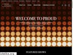 Sites similar to proudcabaret.com