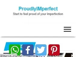 Sites similar to proudlyimperfect.com