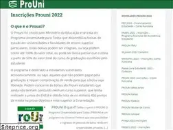 Sites similar to prouni.net