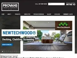 Sites similar to provans.com.au