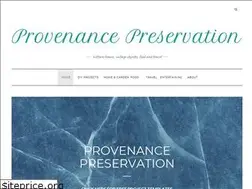 Sites similar to provenancepreservation.com