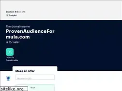 Sites similar to provenaudienceformula.com