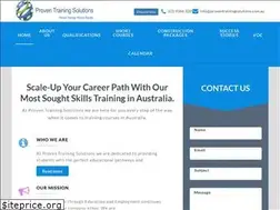 Sites similar to proventrainingsolutions.com.au