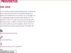 Sites similar to proventus.no