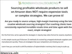 Sites similar to provenwholesalesourcing.com