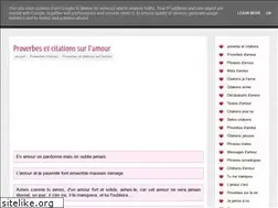 Sites similar to proverbes-damour.blogspot.com