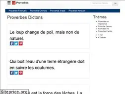 Sites similar to proverbesdictons.com