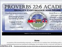 Sites similar to proverbs22-6academy.com