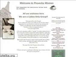 Sites similar to proverbswomen-ivil.tripod.com