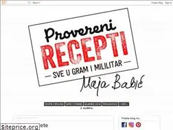 Sites similar to proverenirecepti.com